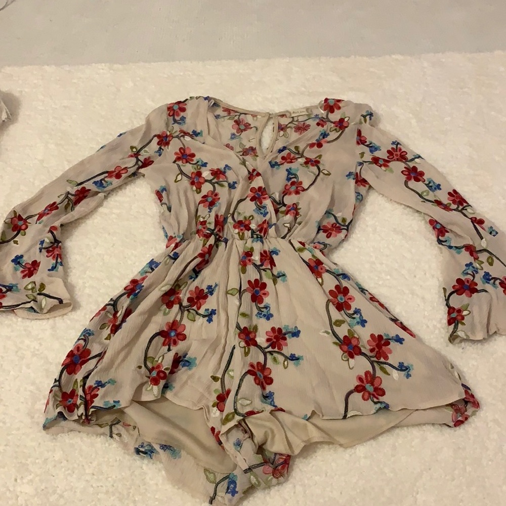 Altered state tan romper